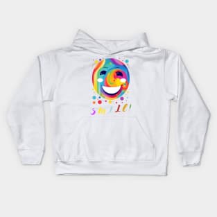 Smile and spread joy around you, Smiles are Contagious Kids Hoodie